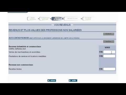 comment remplir la declaration cfe auto entrepreneur 2014