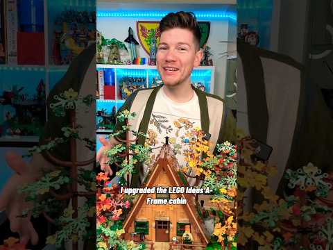 Let’s Upgrade the LEGO Ideas A-Frame Cabin! #lego #legomoc #legobuild #legoideas