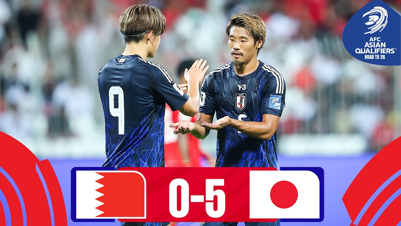 #AsianQualifiers - Road To 26 | Group C : Bahrain 0 - 5 Japan