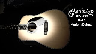Video thumbnail for One of the best recorded acoustic guitar I've heard! The Martin D 42 Modern Deluxe by Jon is just TOO LouD!!
