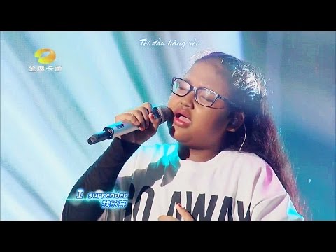 [Vietsub] Adinda - I Surrender @ Let's Sing Kids 2016 | Adinda《I Surrender》@《中国新声代》第四季