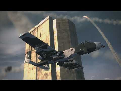 Ace Combat 6 - Observing Ragno Fortress