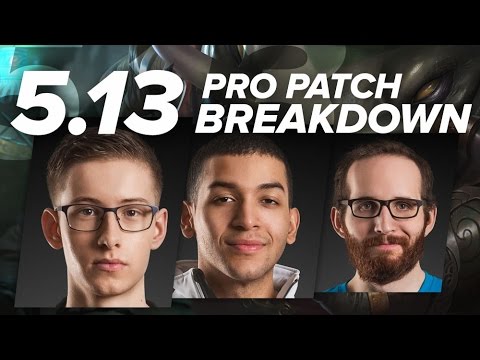 Patch 5.13 - Pro Patch Rundown ft. Bjergsen, Quas, and Lemonnation - Season 5  | League of Legends