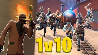 Can a Pro Spy 1v10 a Team of Players if PERMADEATH is Enabled?? (ft. ⁨@MRswipez1 ⁩)