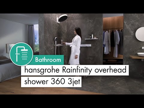 Hansgrohe Rainfinity powderrain hoofddouche met douchearm 36cm chroom