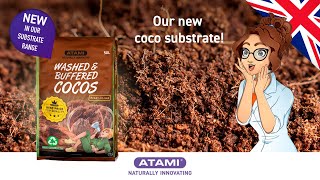 Atami Cocos Substrate Washed & Buffered 50L, kokosový substrát