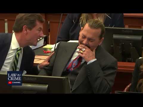 Every Time Johnny Depp Laughed in Court