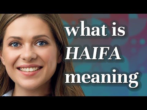 Haifa | meaning of Haifa