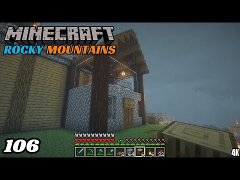 Lets Play Minecraft Rocky Mountains - episode 106 - ASMR °NO COMENTATOR/4K 60FPS°