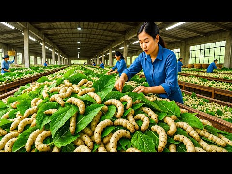 So ZÜCHTET China MILLIARDEN Seidenraupen – Das GEHEIMNIS der Seidenproduktion!
