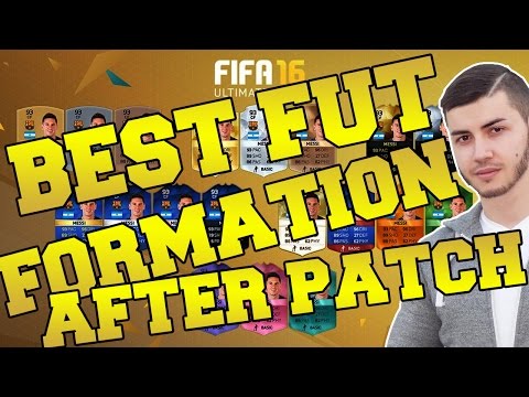FIFA 16 BEST ULTIMATE TEAM FORMATION AFTER THE PATCH