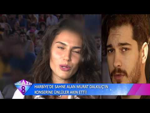 Harbiye'de Sahne Alan Murat Dalkılıç'ın Konserine Ünlüler Akın Etti