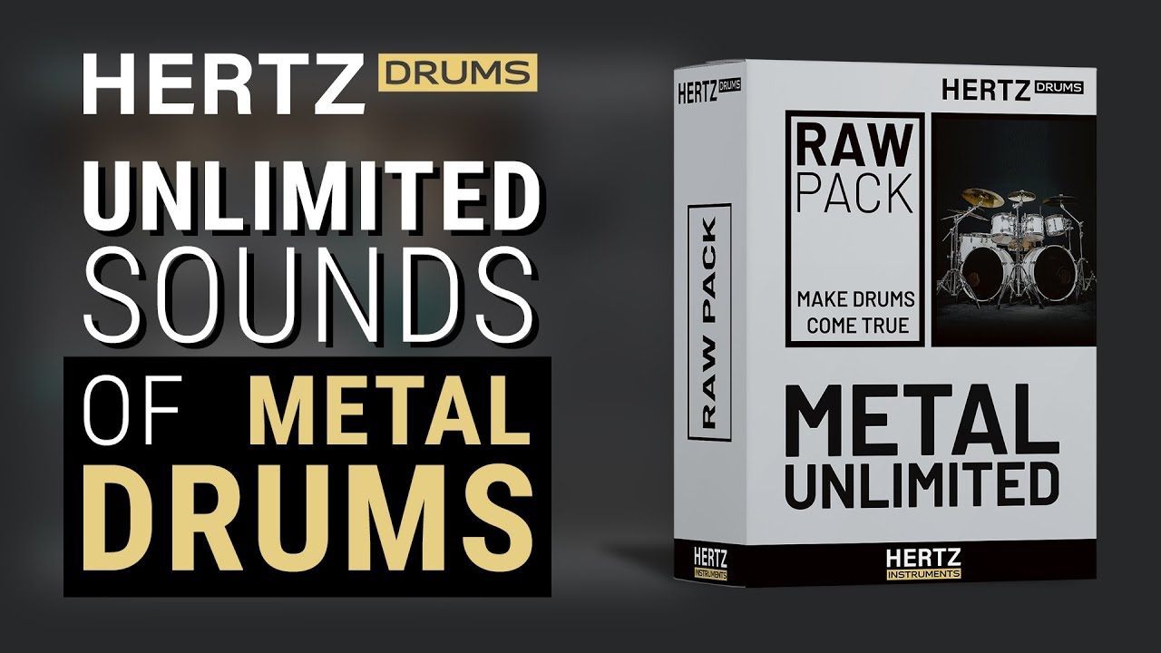 Metal Unlimited Raw Pack by Hertz Instruments drums sample library