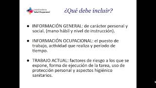 HISTORIA CLÍNICA MEDICO LABORAL