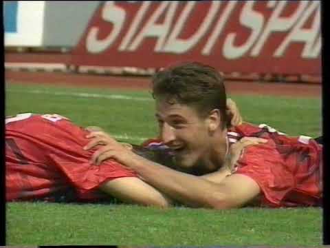 FC Nürnberg - FC Saarbrücken 4-1 mit Tor von HINTERMAIER (Juni 1993)