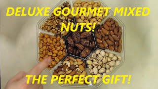 GOURMET Mixed Nuts - Delicious Gourmet Nut Large Gift Tray with Striking Presentation REVIEW