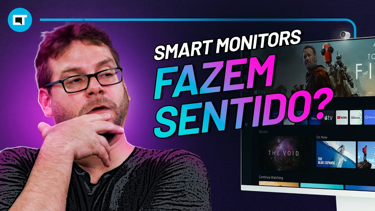 Miniatura da avaliação em vídeo de Monitor Smart TV Samsung LS43F6000FGXZD 43 Polegadas Full HD