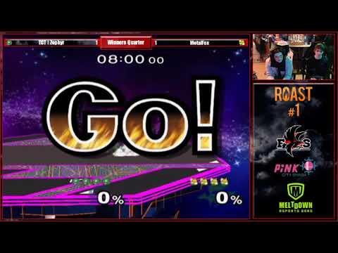 ROAST #1 - Melee Winners Quarter - MetalFox (Fox) vs. Zephyr (Samus)