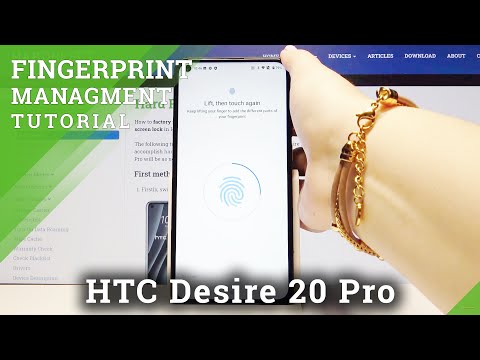 How to Add Fingerprint in HTC Desire 20 Pro – Fingerprint Lock Screen