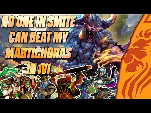 NO ONE IN SMITE CAN FIGURE OUT HOW TO BEAT MY MARTICHORAS 1V1