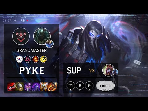 Pyke Support vs Lulu - KR Grandmaster Patch 11.13