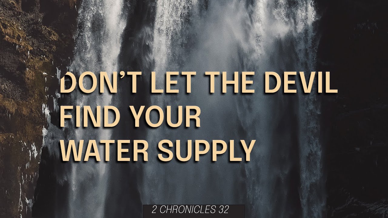 Don't Let The Devil Find Your Water Supply | Jimmy Bobo