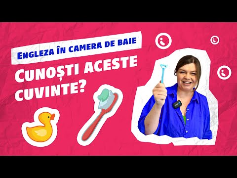 Cunoști aceste cuvinte? | Engleza în camera de baie