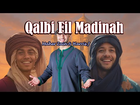 QALBI FIL MADINA - (BY MAHER ZAIN X HARRIS J) - LYRICS