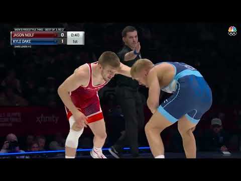 U.S. Olympic Wrestling Trials: Kyle Dake qualifies for Paris Olympics - men's freestyle 74kg