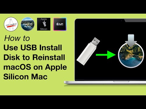 Fast Reinstall of macOS with Bootable USB Drive on Apple Silicon M1 Mac - MacBook Pro & Air