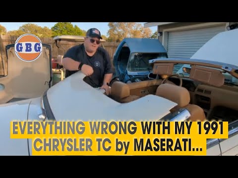 1991 Chrysler TC by Maserati...  and all of it's quirks....