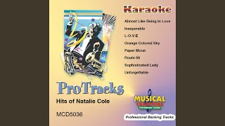 Almost Like Being in Love (In the Style of Natalie Cole) (Karaoke Version Instrumental Only)