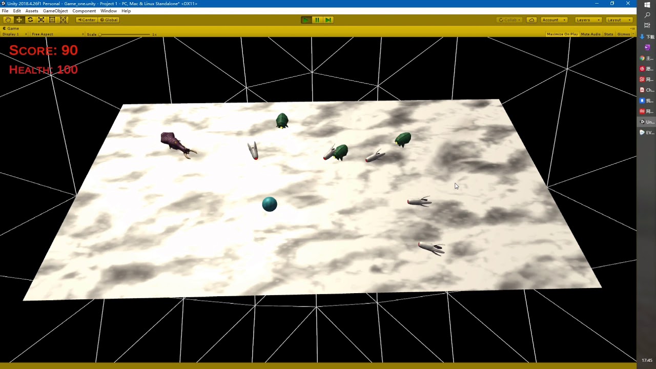 Space War Game - Made with Unity