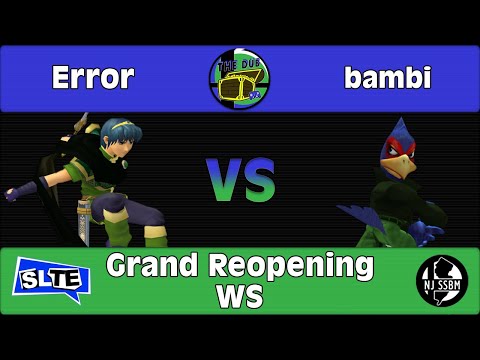 The Dub Grand Reopening: Error (Marth) Vs. bambi (Falco) - WS