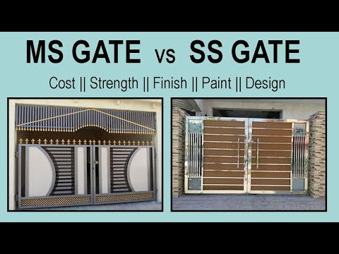 Mild Steel Modern Gate