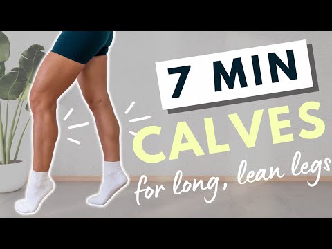 CALVES ONLY WORKOUT | for long, lean, & toned legs (7 MIN)