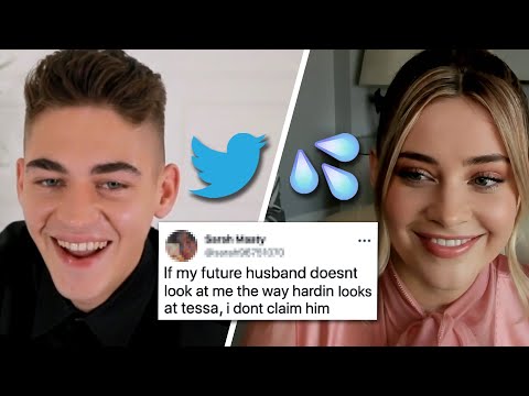 , title : 'Josephine Langford And Hero Fiennes Tiffin Read Tessa And Hardin Thirst Tweets