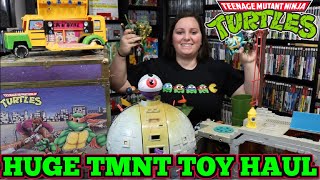 MASSIVE Teenage Mutant Ninja Turtles Toy Collection Haul (80s and 90s TMNT Toy Collection) !