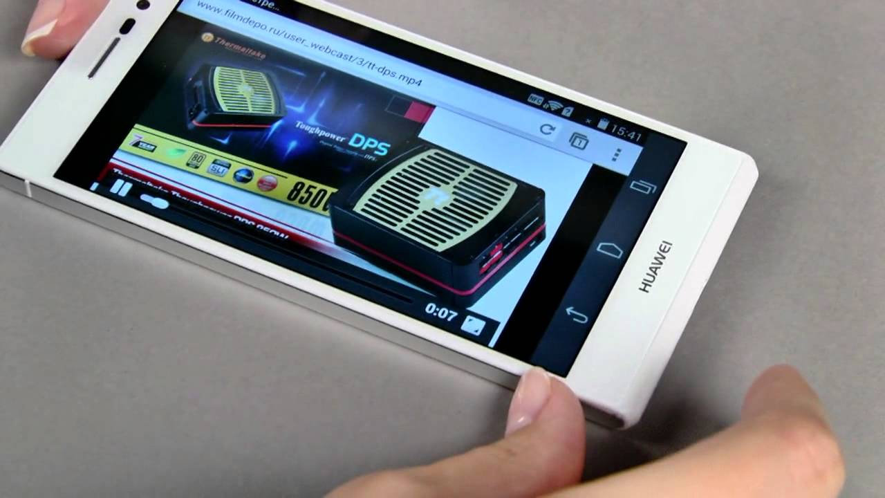 Смартфон Huawei Ascend P7 Dual sim Black (