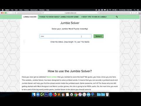 Jumble Solver Us
