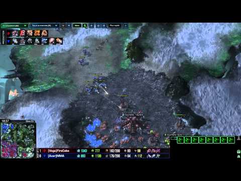 (HD934) Firecake vs MMA - ZvT - Heart of the Swarm [FR]
