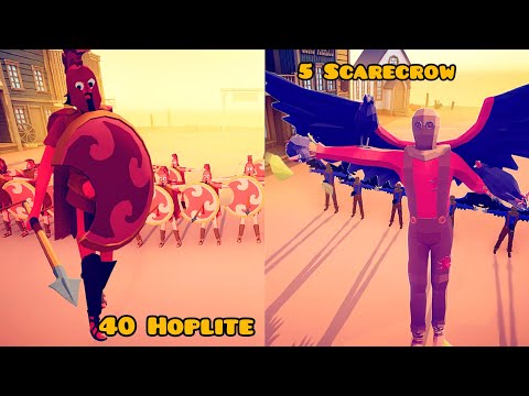 TABS : Hoplite VS Scarecrow | WHO NEXT ? SUBSCRIBE FOR MORE !!!