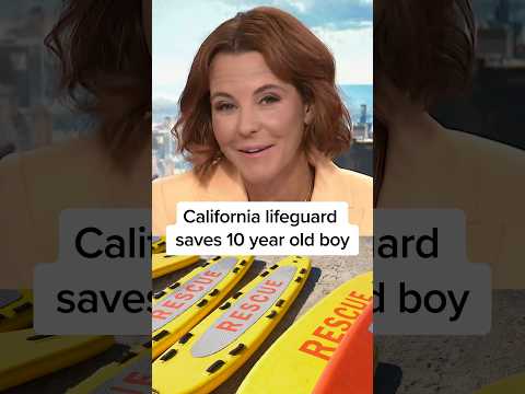 California lifeguard saves 10 year old boy