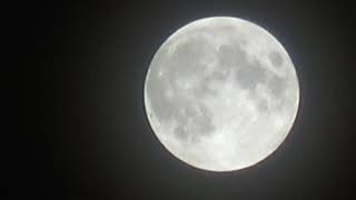 Sony HXR-MC2500 Zoom Test Moon | The Best Full Moon Ever! Who Else Wants Full Moon?