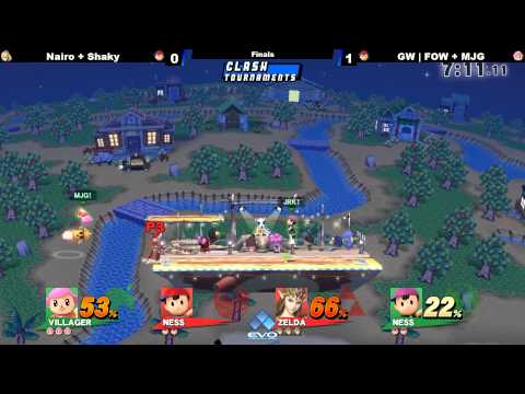Evo 2015 Finals - Nairo + Shaky vs FOW + MJG - Smash Wii U