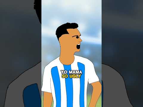 Messi vs Ronaldo  #roastbattle #animation #siriroastbattle #funnyanimation #funny #siri