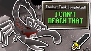 I Can't Reach That Hard Combat Task - Scorpia Combat Achievements (CA) Quick Guide OSRS