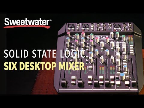 Solid State Logic SiX 6-channel Desktop Analog Mixer Solid State Logic SiX 6-channel Desktop Analog Mixer