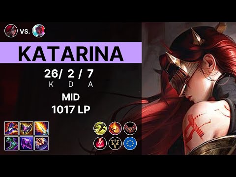 Katarina Mid vs Yone - 1017 LP Grandmaster - EUW 15.11