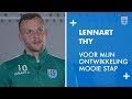 Lennart Thy: 'Voor mijn ontwikkeling een mooie stap.'